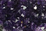 Amethyst Cut Base Crystal Cluster - Uruguay #138857-1